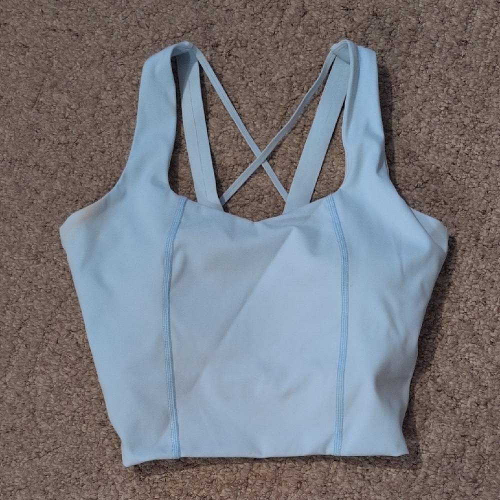 1st Phorm Light Blue Strappy Bra Tank